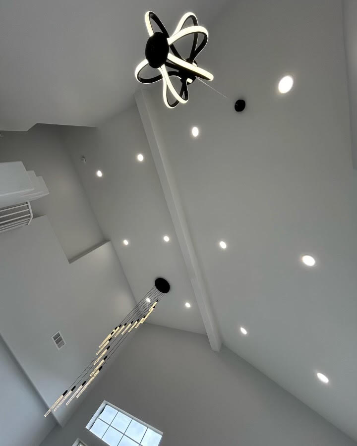 Vaulted Great Room Lighting